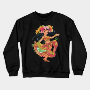 Ladies Hawaiian Crewneck Sweatshirt